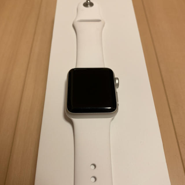 Apple Watch 2 38mm Silver white sports腕時計