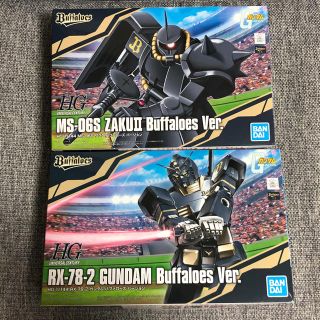 バンダイ(BANDAI)のオリックス ガンダム&ザク ガンプラ2体セット(プラモデル)