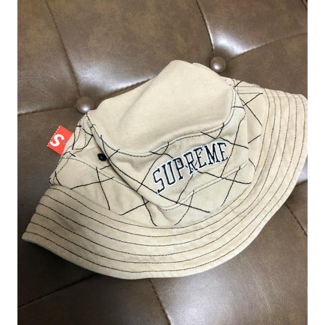 Supreme(シュプリーム)の【S/M】 ダイアモンド ステッチ クラッシャー メンズの帽子(ハット)の商品写真