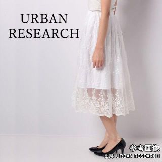 アーバンリサーチ(URBAN RESEARCH)のURBAN RESEARCH レーススカート(ロングスカート)