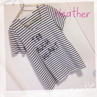 ヘザー(heather)のむん様☆専用(カットソー(半袖/袖なし))