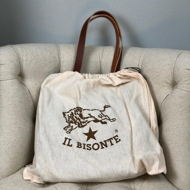 IL BISONTE(イルビゾンテ)のイルヴィゾンテ キャンバス トートバッグ ブラック レディースのバッグ(トートバッグ)の商品写真