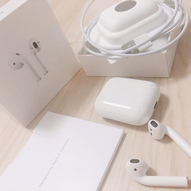 スマホ/家電/カメラ当日発送可！【正規品】Apple AirPods エアーポッズ MMEF2J/A