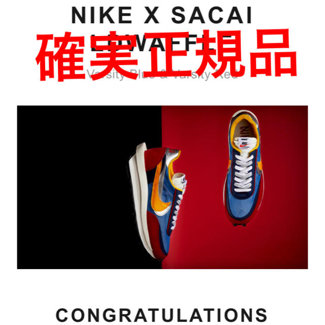 NIKE(ナイキ)の正規品 28cm Nike x Sacai LDWaffle ナイキ サカイ メンズの靴/シューズ(スニーカー)の商品写真