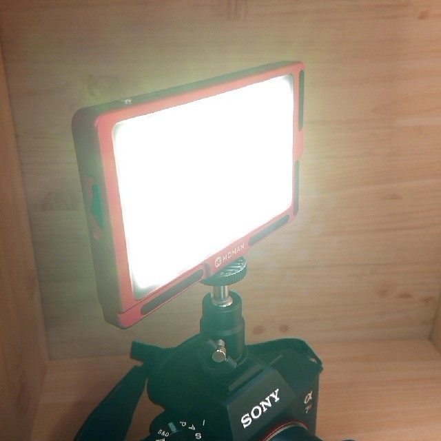 ライト　赤 スマホ/家電/カメラのカメラ(ストロボ/照明)の商品写真