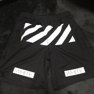 オフホワイト(OFF-WHITE)のoff-white ハーフパンツ s size(ショートパンツ)