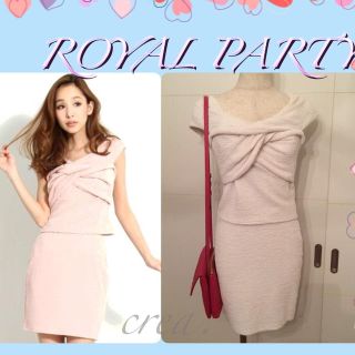 ロイヤルパーティー(ROYAL PARTY)の送料込♡ねじりオフショルダーセットアップ(シャツ/ブラウス(半袖/袖なし))