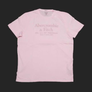 アバクロンビーアンドフィッチ(Abercrombie&Fitch)の★新品★アバクロンビー&フィッチ★ガーメントダイ半袖Tシャツ(Pink/XXL)(Tシャツ/カットソー(半袖/袖なし))