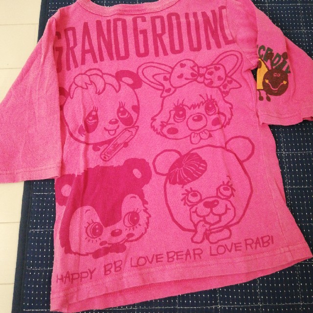 GrandGround(グラグラ)のグラグラ　五分丈110 キッズ/ベビー/マタニティのキッズ服女の子用(90cm~)(Tシャツ/カットソー)の商品写真