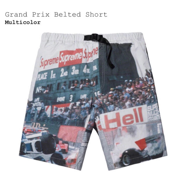 【M】supreme Grand Prix Belted Short