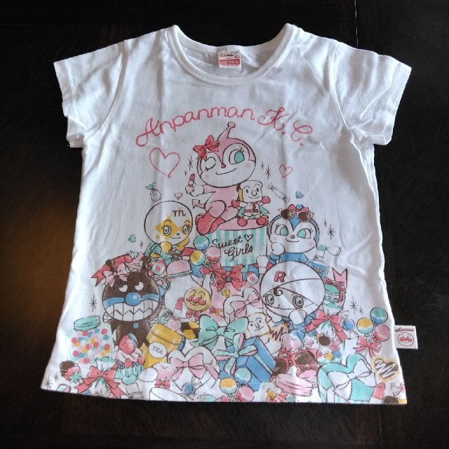 アンパンマン(アンパンマン)の110半袖Tシャツ キッズ/ベビー/マタニティのキッズ服女の子用(90cm~)(Tシャツ/カットソー)の商品写真