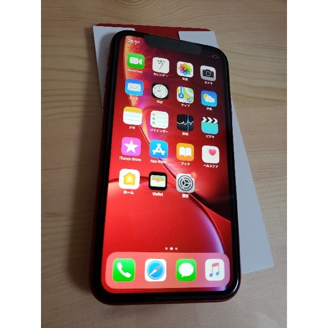 iPhone - ☆超美品☆iPhone XR 64GB Red レッド au SIMロック解除済の通販 by リンゴ支店 ｜アイフォーンならラクマ