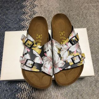 ビルケンシュトック(BIRKENSTOCK)の新品未使用  ビルケンシュトック チューリッヒ ハイビスカスグレー 26センチ(サンダル)