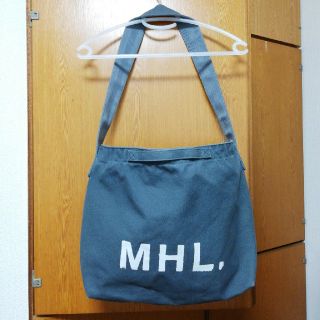 マーガレットハウエル(MARGARET HOWELL)のMHL
HEAVY COTTON CANVAS　ショルダーバッグ　グレー　(ショルダーバッグ)