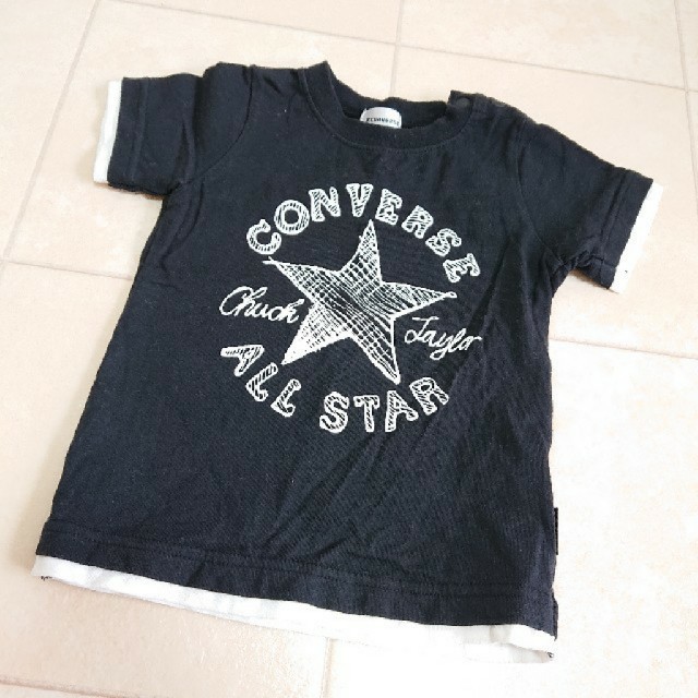 CONVERSE(コンバース)のベビー キッズ 半袖 Tシャツ キッズ/ベビー/マタニティのキッズ服男の子用(90cm~)(Tシャツ/カットソー)の商品写真