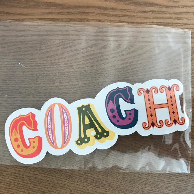 COACH(コーチ)のコーチのステッカー エンタメ/ホビーのコレクション(ノベルティグッズ)の商品写真