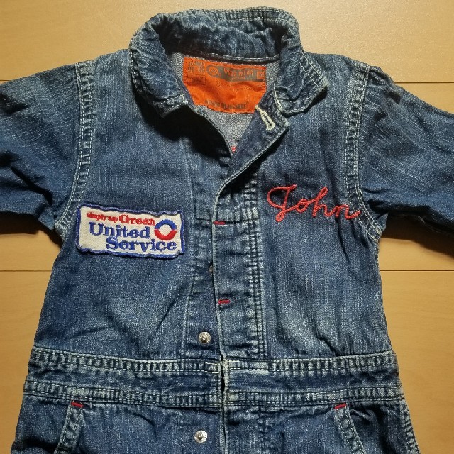 DENIM DUNGAREE(デニムダンガリー)のデニムダンガリー　つなぎ　90 キッズ/ベビー/マタニティのキッズ服男の子用(90cm~)(その他)の商品写真