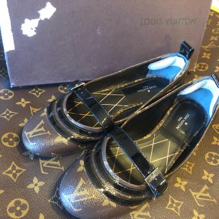 ルイヴィトン(LOUIS VUITTON)のルイヴィトン フラワーフィールドフラットシューズ 37 モノグラム 【中古品】(バレエシューズ)