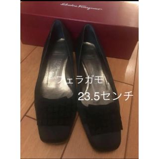 サルヴァトーレフェラガモ(Salvatore Ferragamo)の美品 フェラガモ パンプス 6ハーフC(ハイヒール/パンプス)