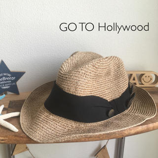 ゴートゥーハリウッド(GO TO HOLLYWOOD)のGO TO Hollywood ストローハット(帽子)