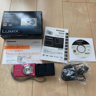 パナソニック(Panasonic)の[美品]Panasonic DMC-FX77 LUMIX ピンク(コンパクトデジタルカメラ)