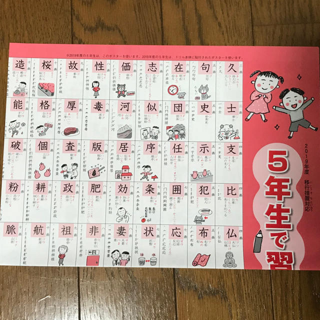 5年生で習う漢字ポスターの通販 By よゆゆ S Shop プロフ必読 ラクマ
