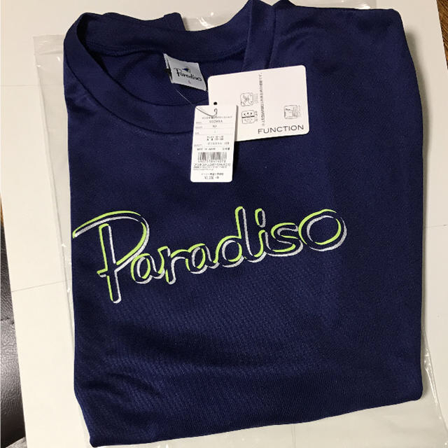 Paradiso(パラディーゾ)のParadiso Tシャツ 紺色 Lサイズ メンズのトップス(Tシャツ/カットソー(半袖/袖なし))の商品写真