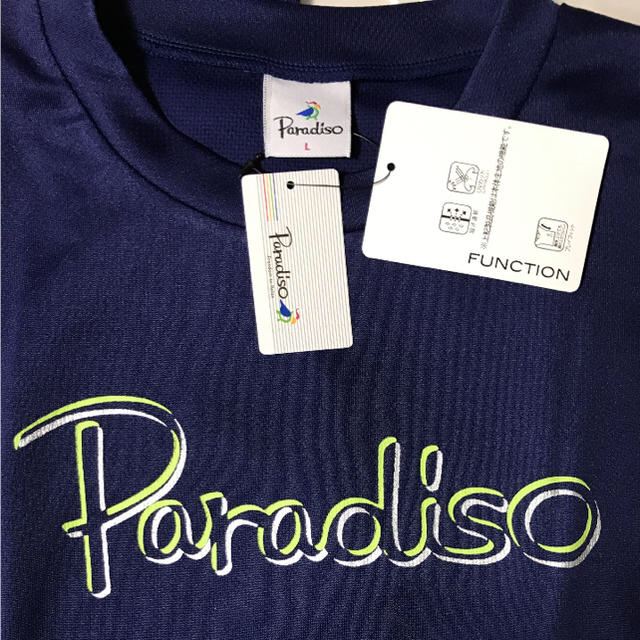 Paradiso(パラディーゾ)のParadiso Tシャツ 紺色 Lサイズ メンズのトップス(Tシャツ/カットソー(半袖/袖なし))の商品写真