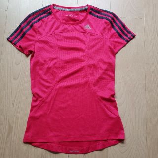 アディダス(adidas)のadidas　半袖Tシャツ ピンク　Sサイズ(その他)