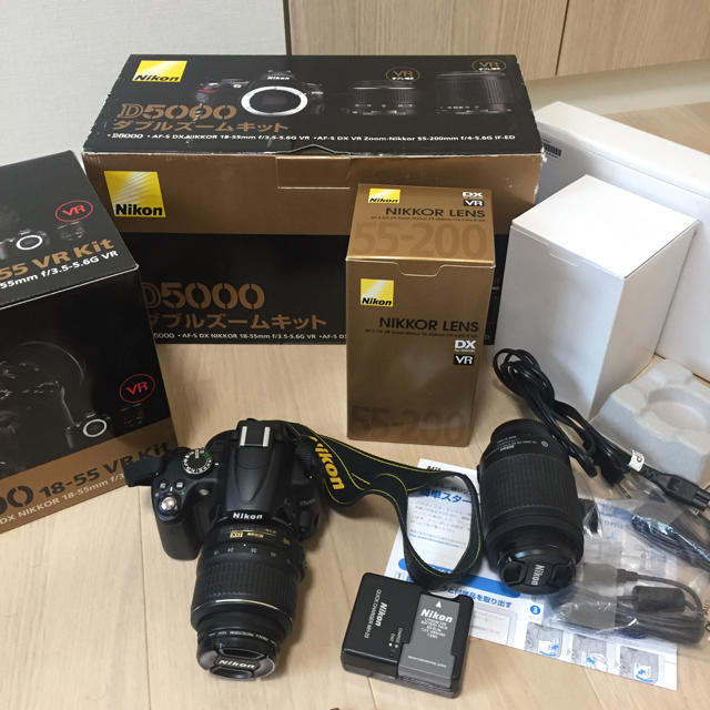 豊富な100%新品 Nikon デジタル一眼レフカメラ D5000 ダブルズームキット y8geA-m85735284427 