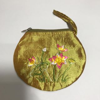 未使用 花刺繍小物・小銭入れ(コインケース/小銭入れ)