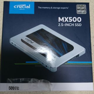 Crucial SSD MX500 500GB 2.5インチ(PCパーツ)