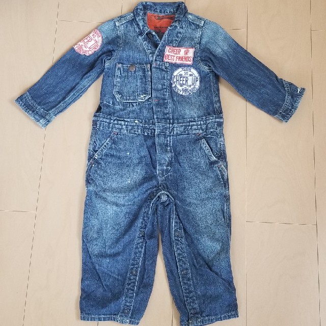 DENIM DUNGAREE(デニムダンガリー)のデニムダンガリー　つなぎ　90 キッズ/ベビー/マタニティのキッズ服男の子用(90cm~)(その他)の商品写真