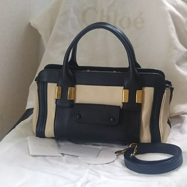 Chloe(クロエ)の美品 クロエ リトル アリス レザー トートバッグ ショルダー 2way レディースのバッグ(ショルダーバッグ)の商品写真