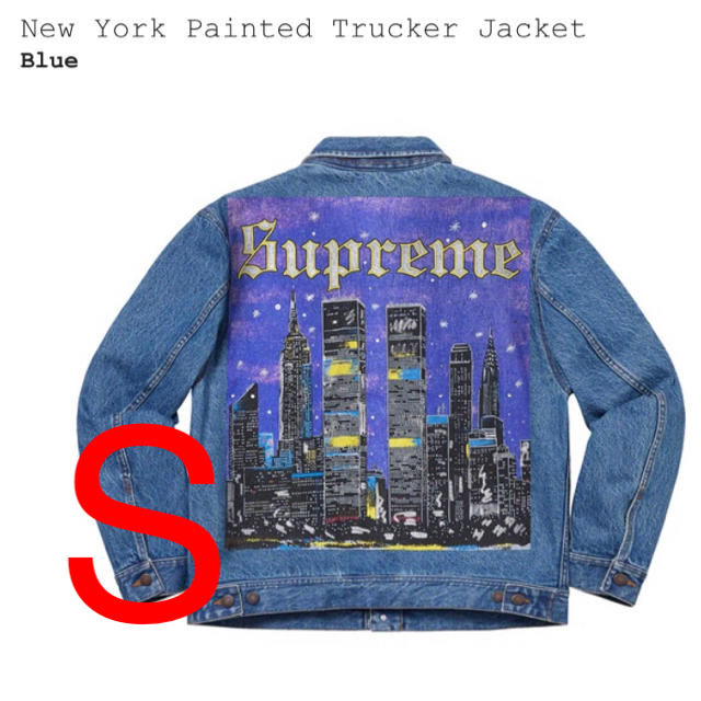 SUPREME New York Painted Trucker Jacket