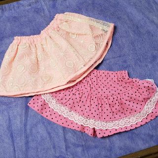 ニシマツヤ(西松屋)のお値下げ中！女児☆２枚セット☆80cm(スカート)