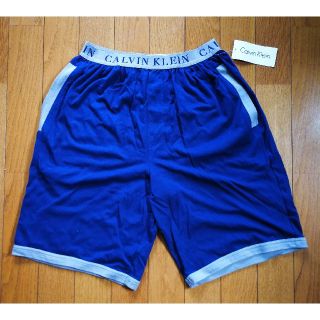 カルバンクライン(Calvin Klein)のカルバンクライン　新品　メンズ　スウェットショートパンツ(ブルーS)(スウェット)