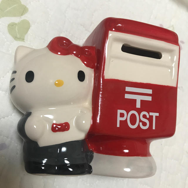 【非売品】郵便局 ハローキティ 貯金箱　キティちゃん | フリマアプリ ラクマ