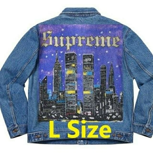 【送料込】New York Painted Trucker Jacket LSupreme