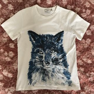 メゾンキツネ(MAISON KITSUNE')のMaison kitsune 半袖 Tシャツ 白(Tシャツ/カットソー(半袖/袖なし))