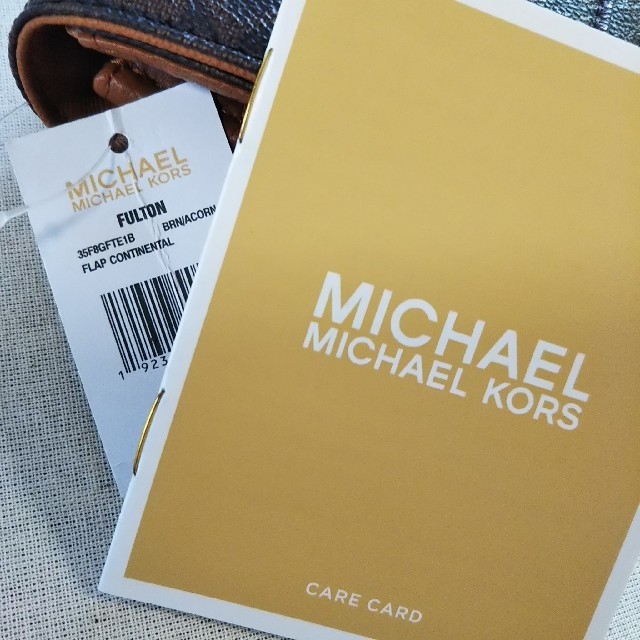 Michael Kors(マイケルコース)のAK＊様専用【マイケルコース】長財布 シグネチャー ブラウン 新品 レディースのファッション小物(財布)の商品写真