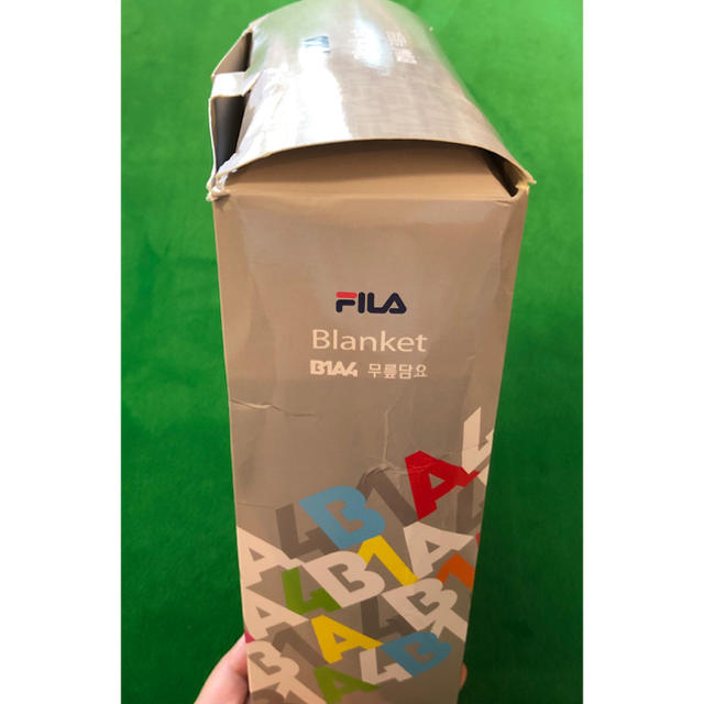 B1A4(ビーワンエーフォー)の中古品 B1A4×FILA ブランケット ポスター型カタログ付き エンタメ/ホビーのタレントグッズ(アイドルグッズ)の商品写真