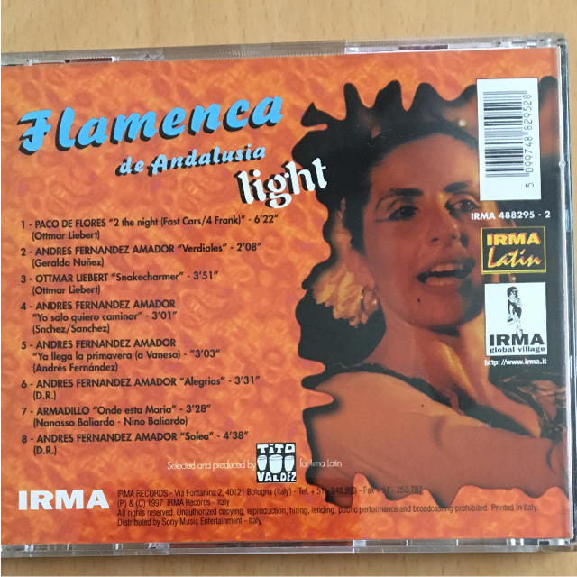 Flamenca de Andalucia フラメンコCD エンタメ/ホビーのCD(ワールドミュージック)の商品写真