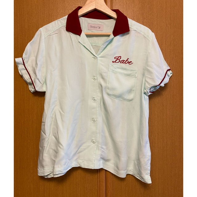 bonjour records(ボンジュールレコーズ)のBonjour girl ボンジュールガール 開襟シャツ メンズのトップス(Tシャツ/カットソー(半袖/袖なし))の商品写真