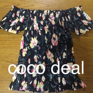 ココディール(COCO DEAL)のcocodeal 花柄 オフショルダー (その他)