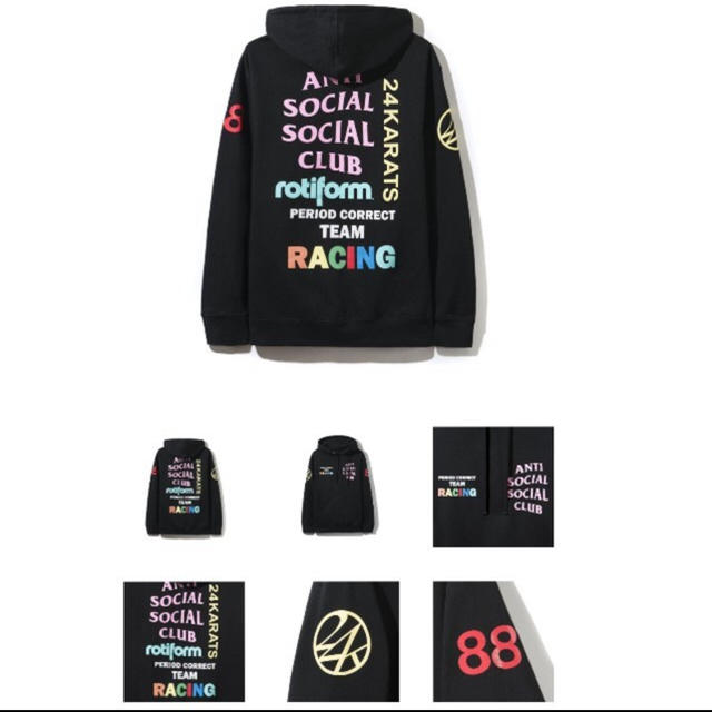 ANTI SOCIAL SOCIAL CLUB×24karats パーカー M