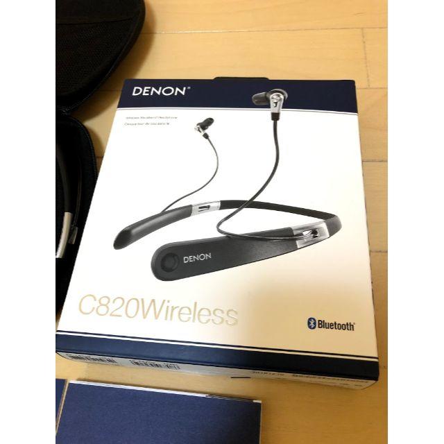【即納&大特価】 DENON - DENON AH‐C820W Bluetooth ワイヤレスイヤホン ヘッドフォン/イヤフォン