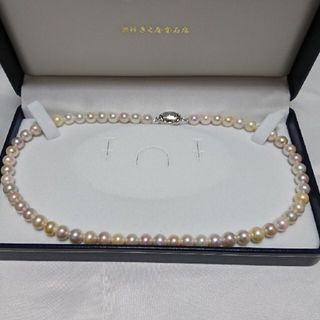 ミキモト(MIKIMOTO)の【美品】アコヤ真珠 マルチネックレス 42cm 7mm(ネックレス)