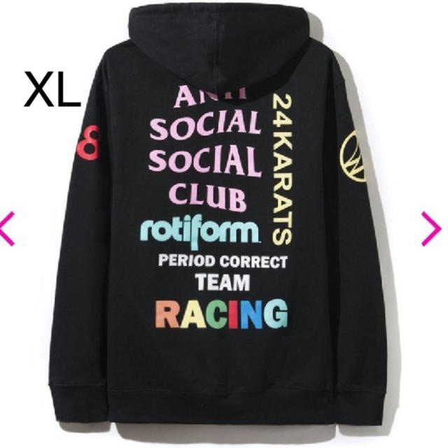 24karats(トゥエンティーフォーカラッツ)のANTI SOCIAL SOCIAL CLUB Race Team Hoodie メンズのトップス(パーカー)の商品写真