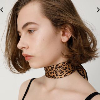 マウジー(moussy)のMOUSSY新作♡SILK LEOPARD スカーフ♡レオパードスカーフ♡新品(バンダナ/スカーフ)